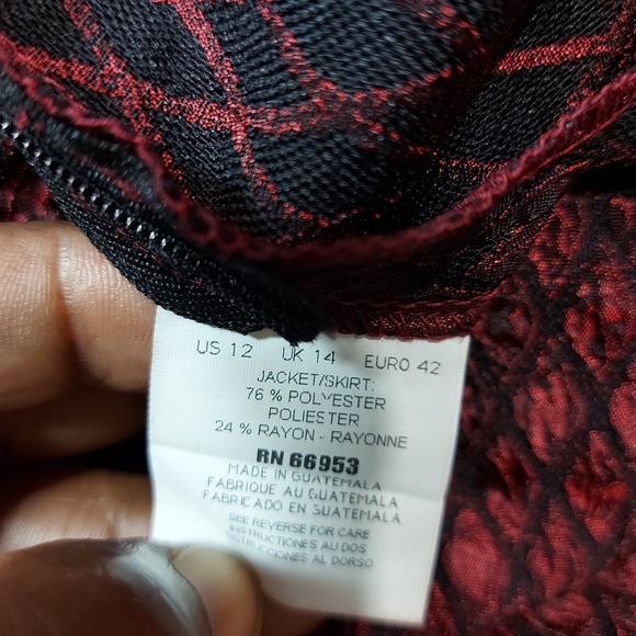 Leslie Fay 2pc set size 12 - Picture 2 of 10